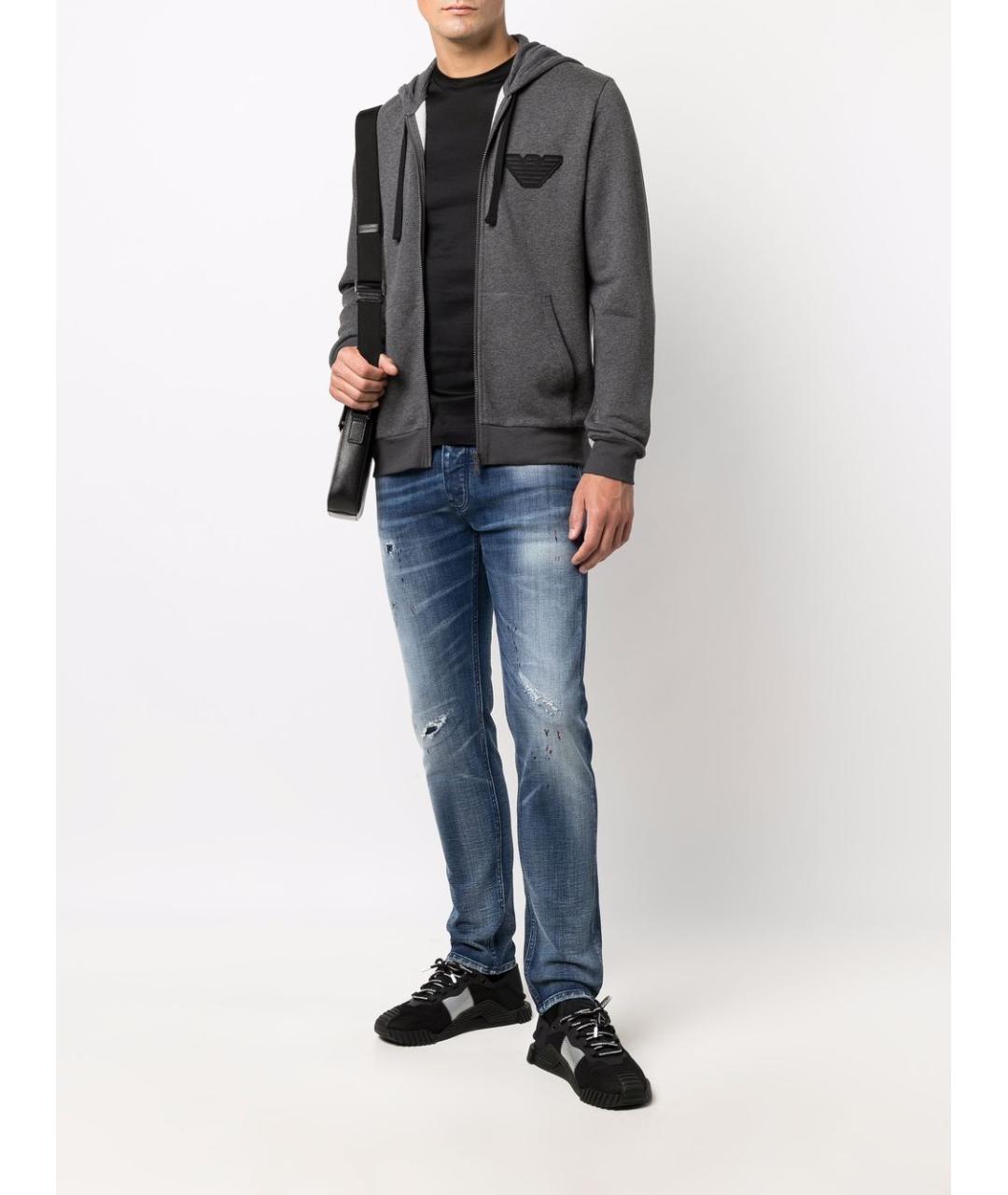 EMPORIO ARMANI Черная футболка, фото 5