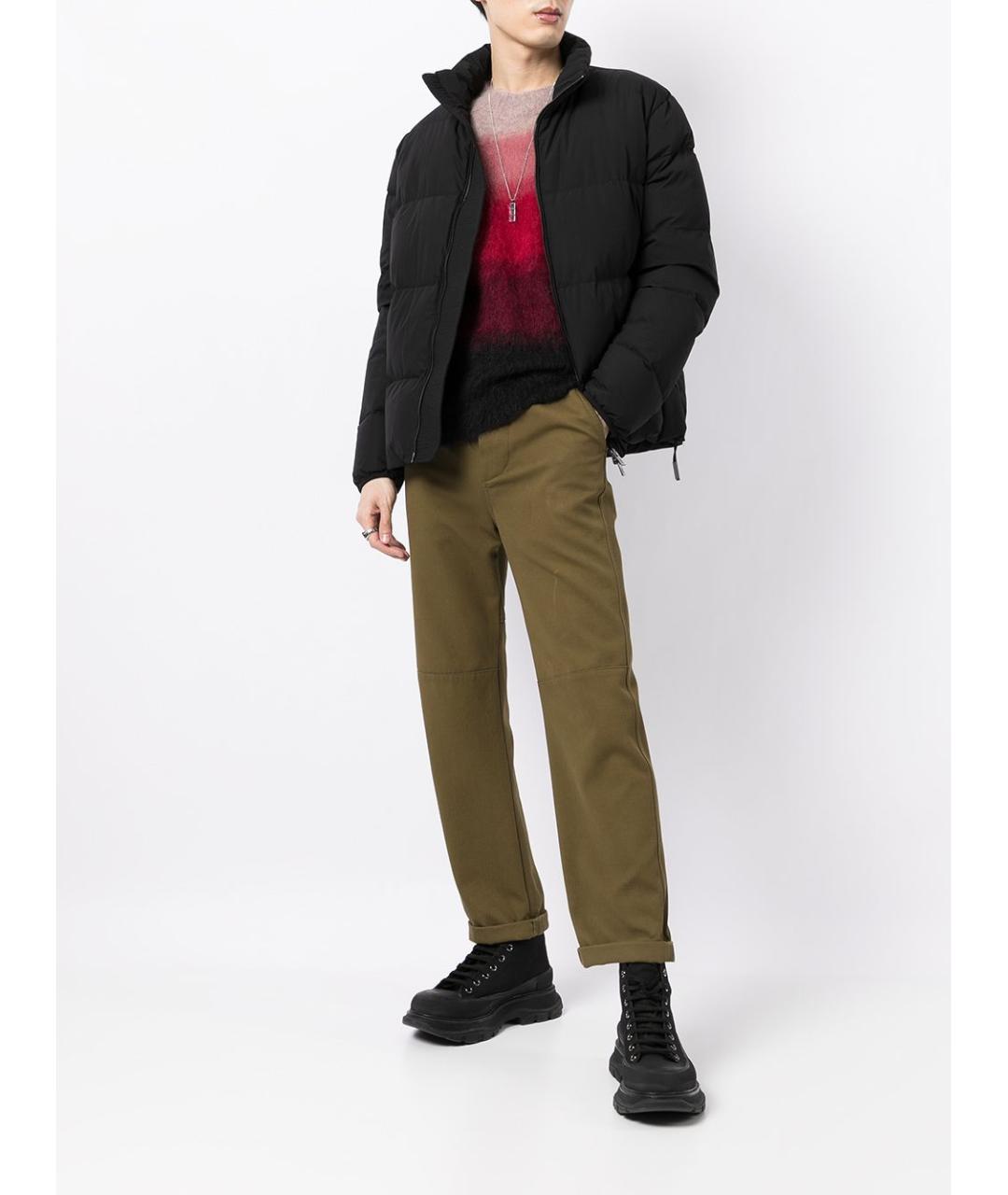 EMPORIO ARMANI Черная полиэстеровая куртка, фото 3