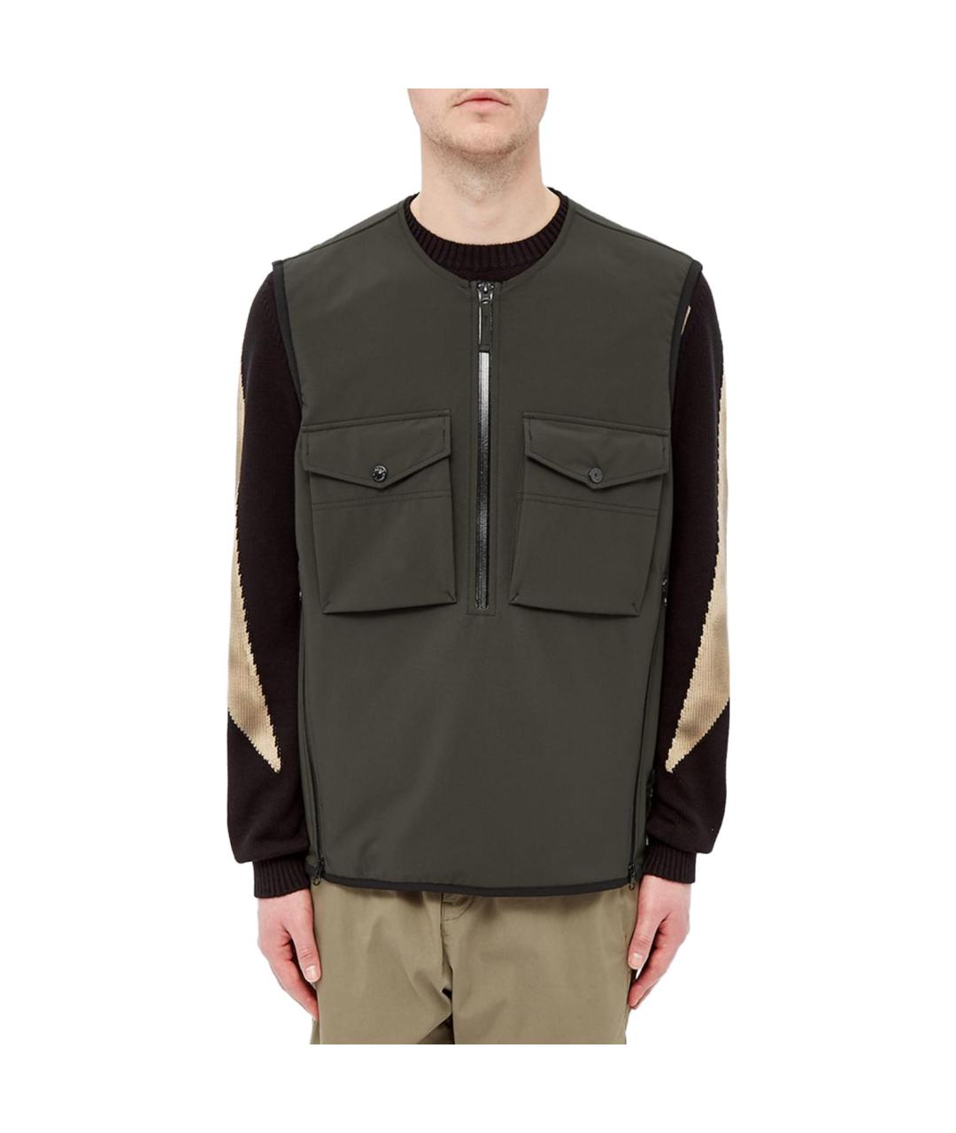 STONE ISLAND Черный жилет, фото 2