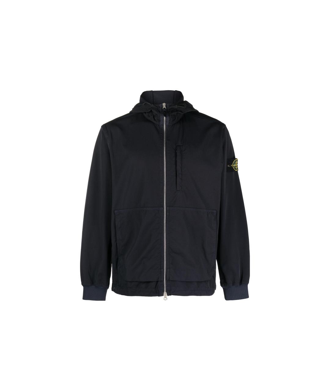 STONE ISLAND Темно-синяя куртка, фото 1