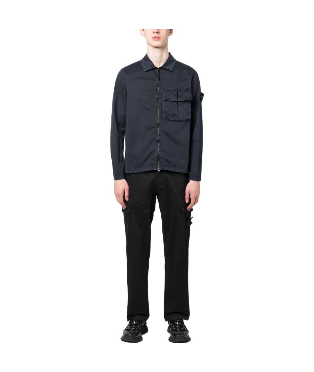 STONE ISLAND Синяя куртка, фото 2