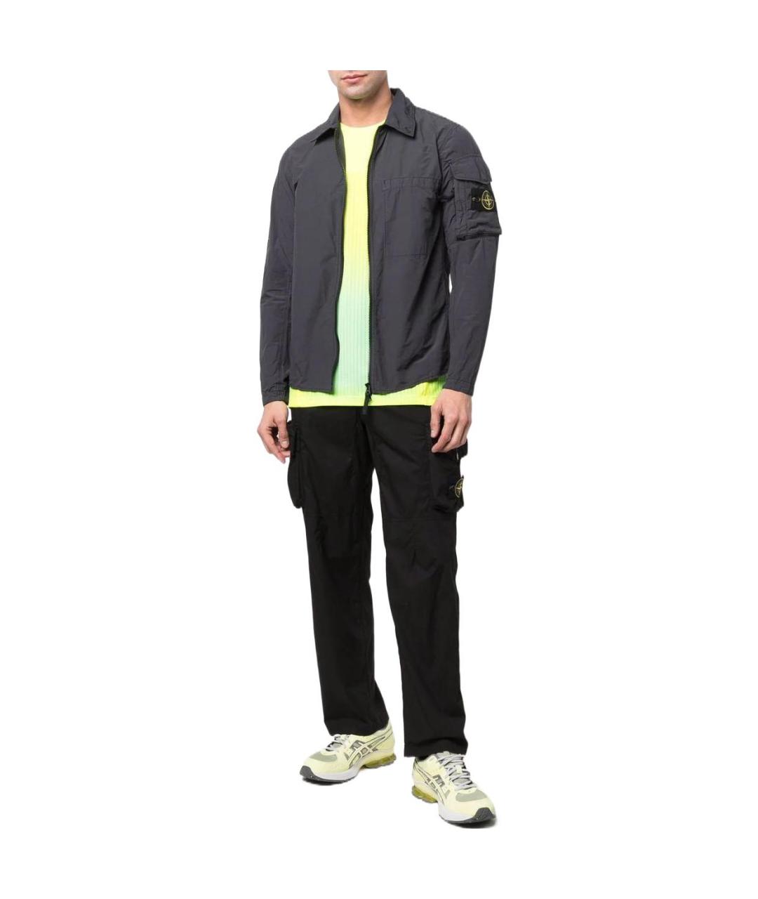 STONE ISLAND Черная куртка, фото 3