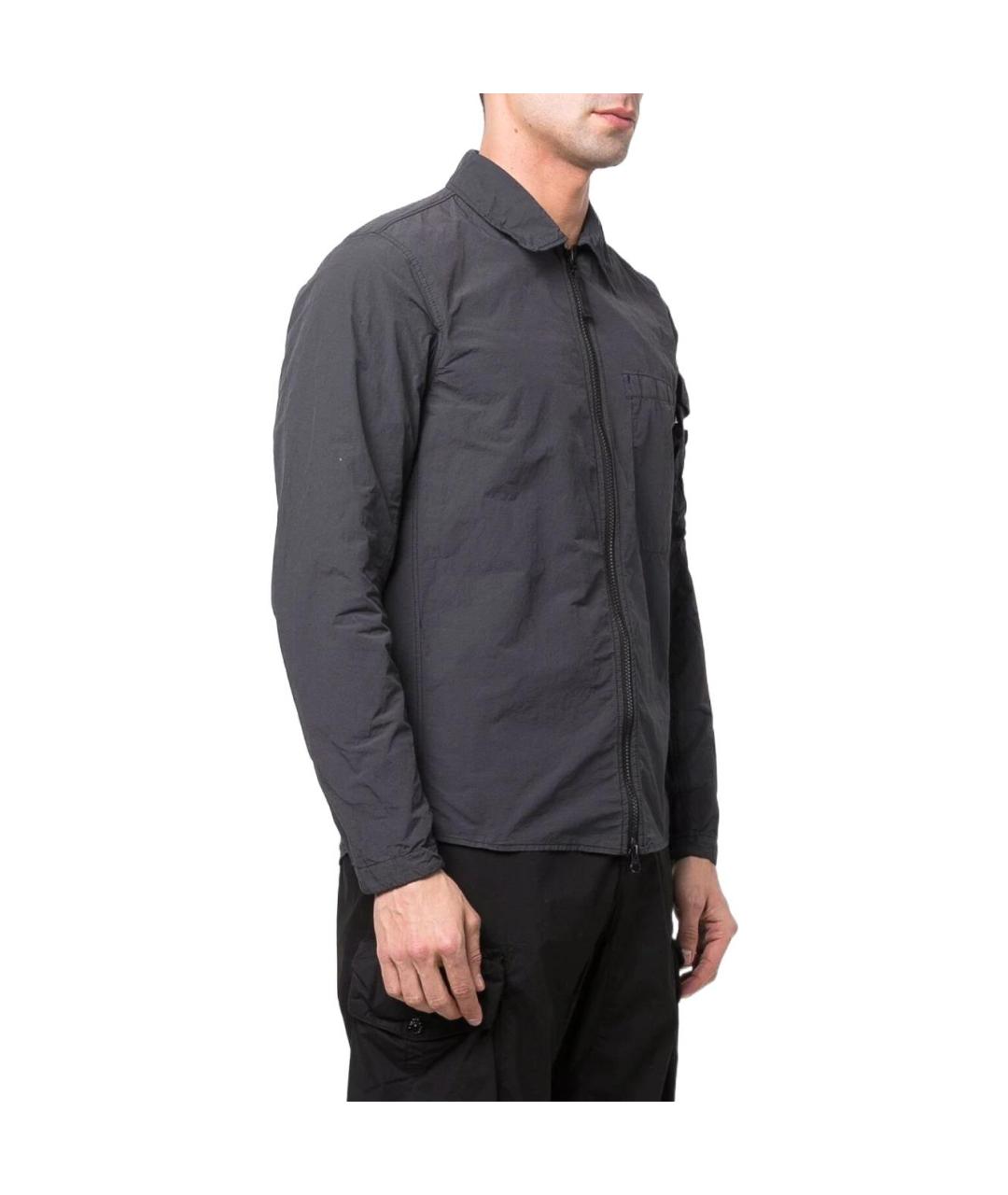 STONE ISLAND Черная куртка, фото 4