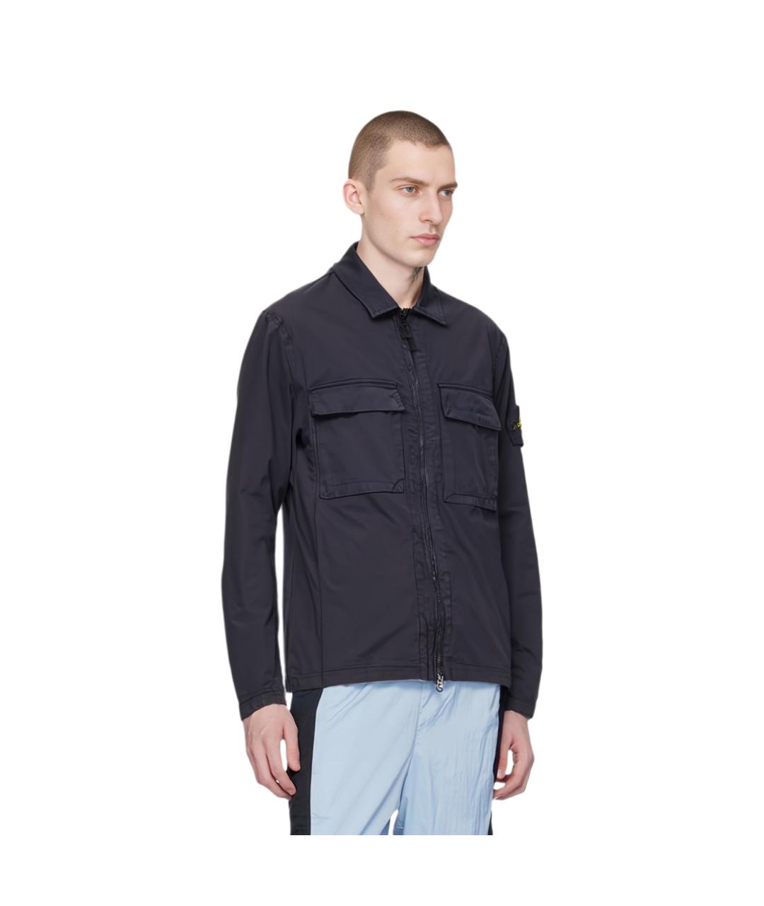 STONE ISLAND Синяя куртка, фото 3