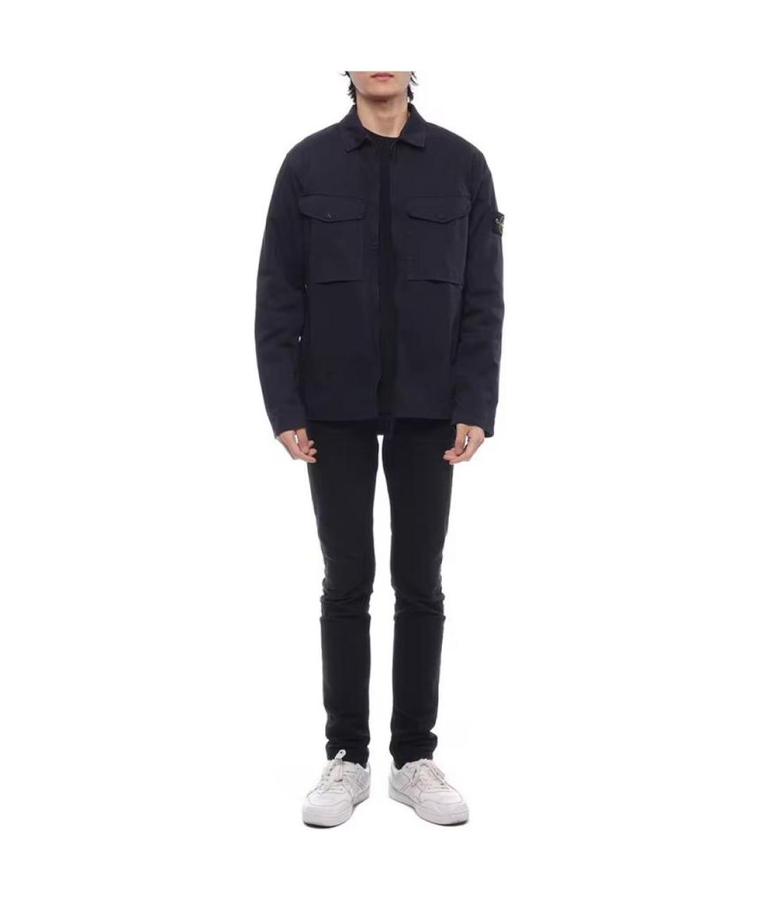 STONE ISLAND Синяя куртка, фото 4