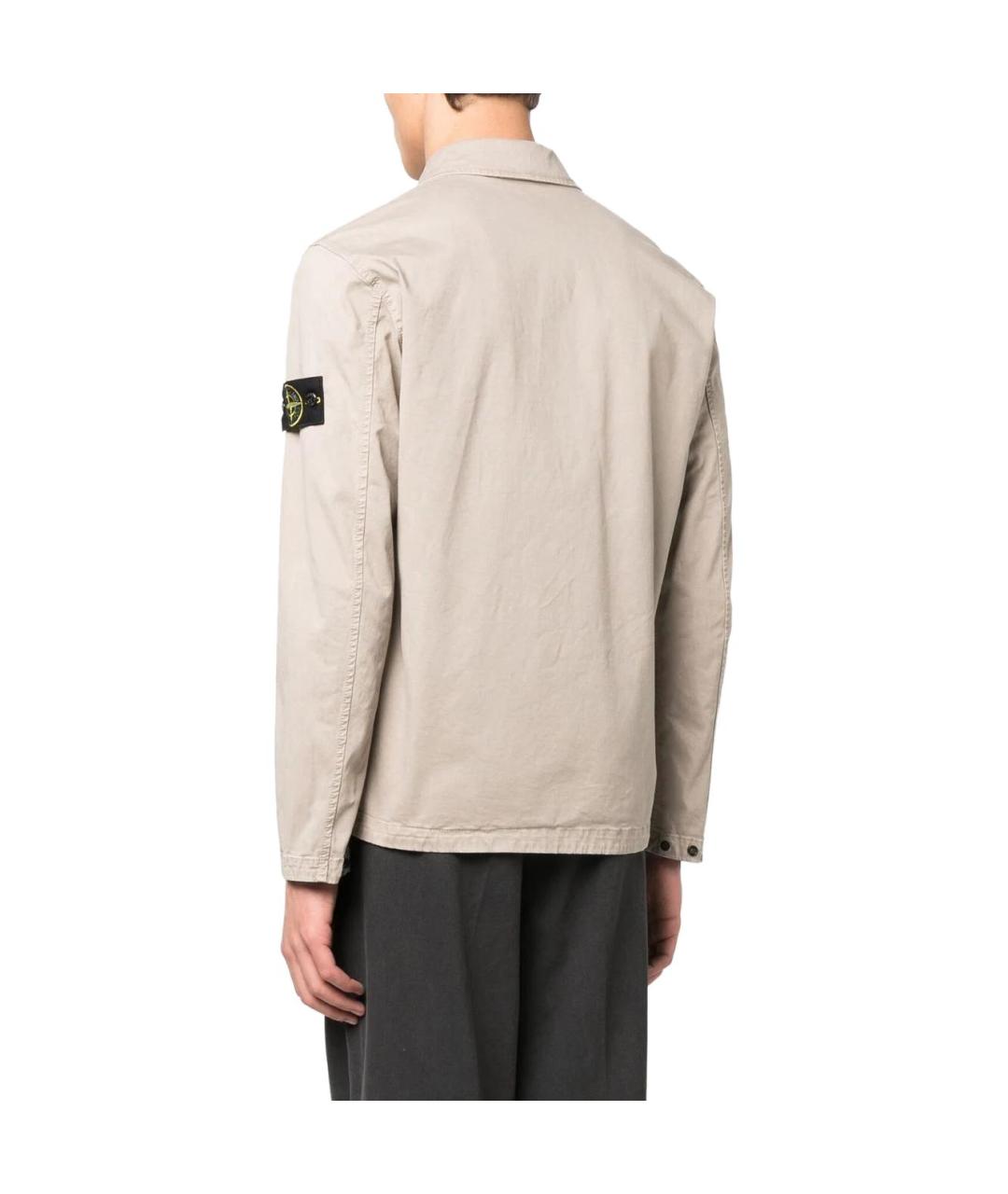 STONE ISLAND Бежевая куртка, фото 4