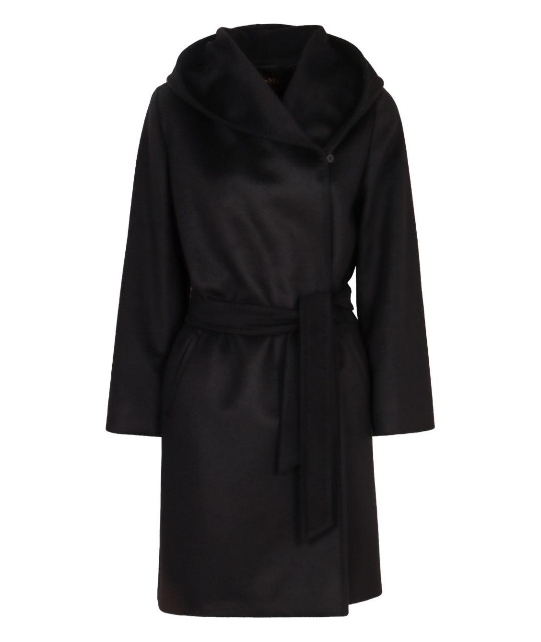 MAX MARA Черное шерстяное пальто, фото 1