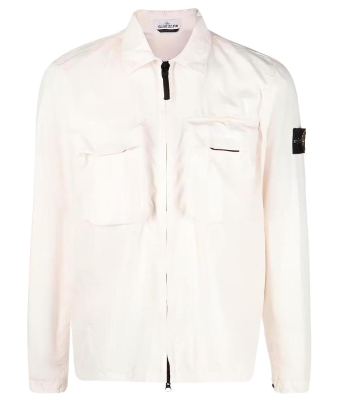 STONE ISLAND Белая куртка, фото 1