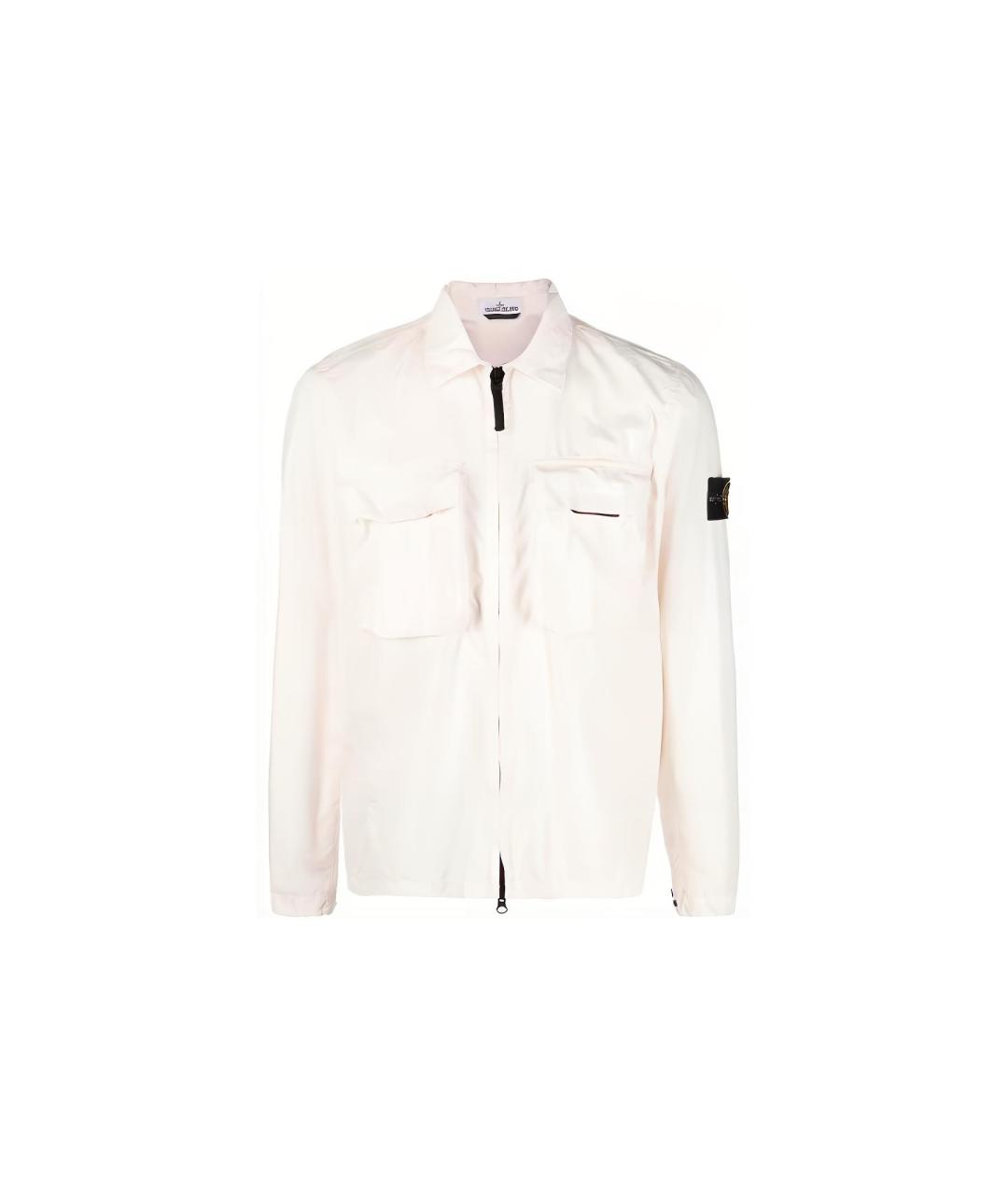 STONE ISLAND Белая куртка, фото 6
