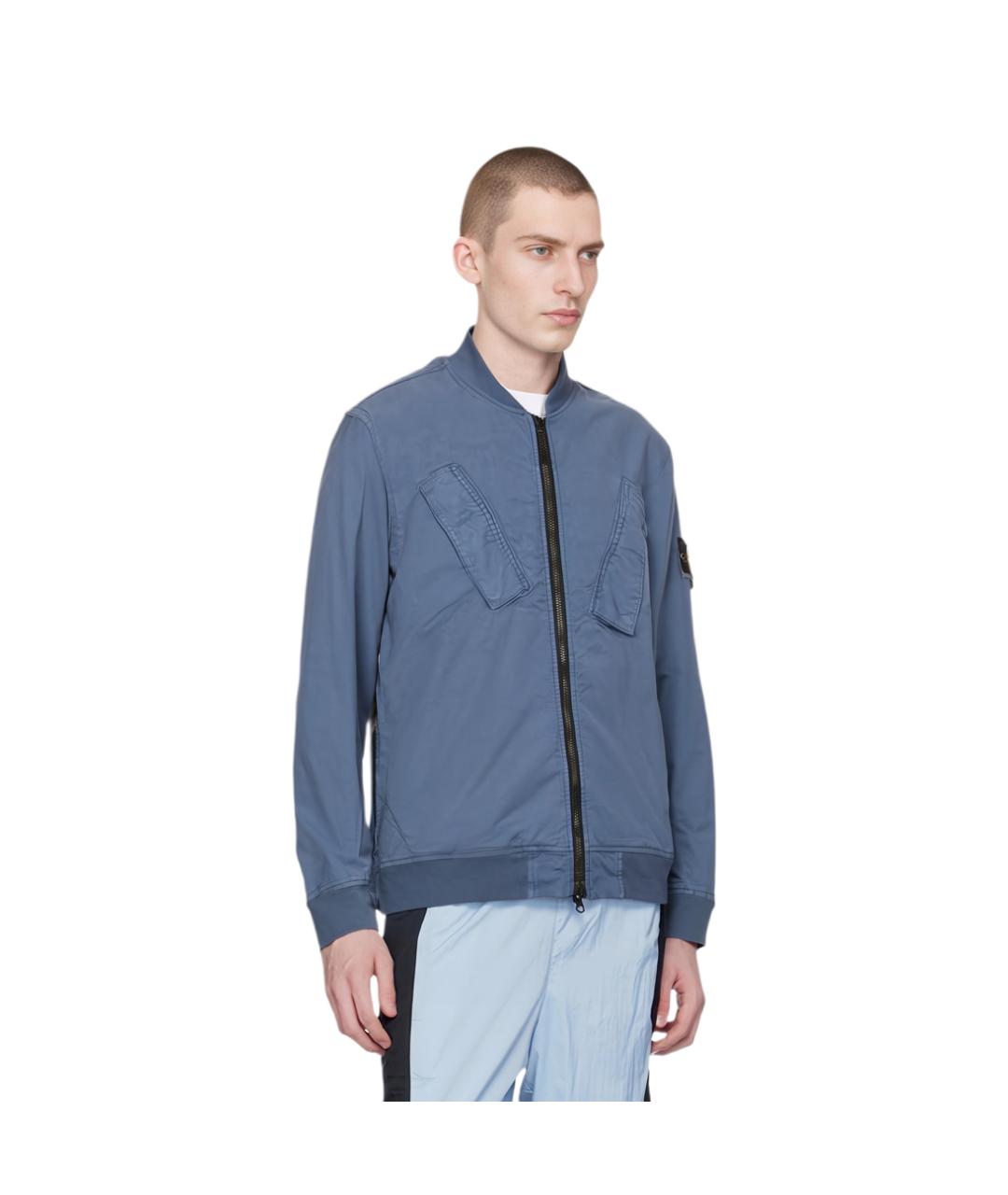 STONE ISLAND Синяя куртка, фото 3