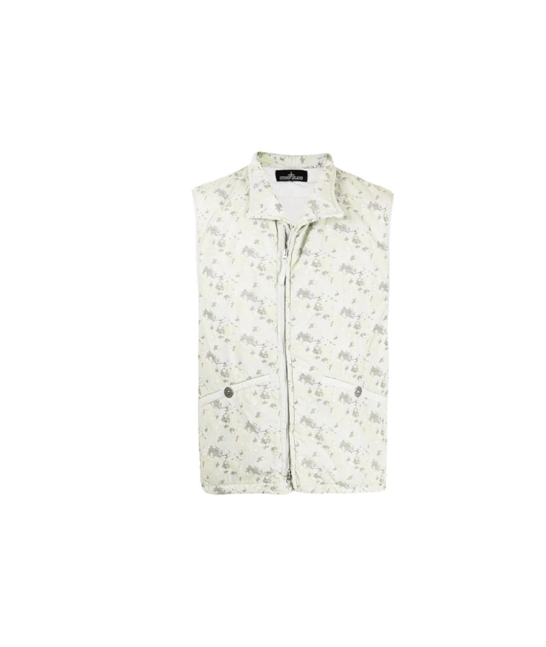 STONE ISLAND Белый жилет, фото 1