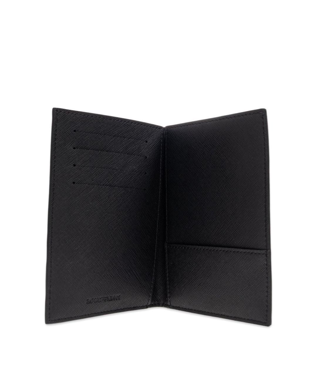 EMPORIO ARMANI Черный кожаный кардхолдер, фото 4