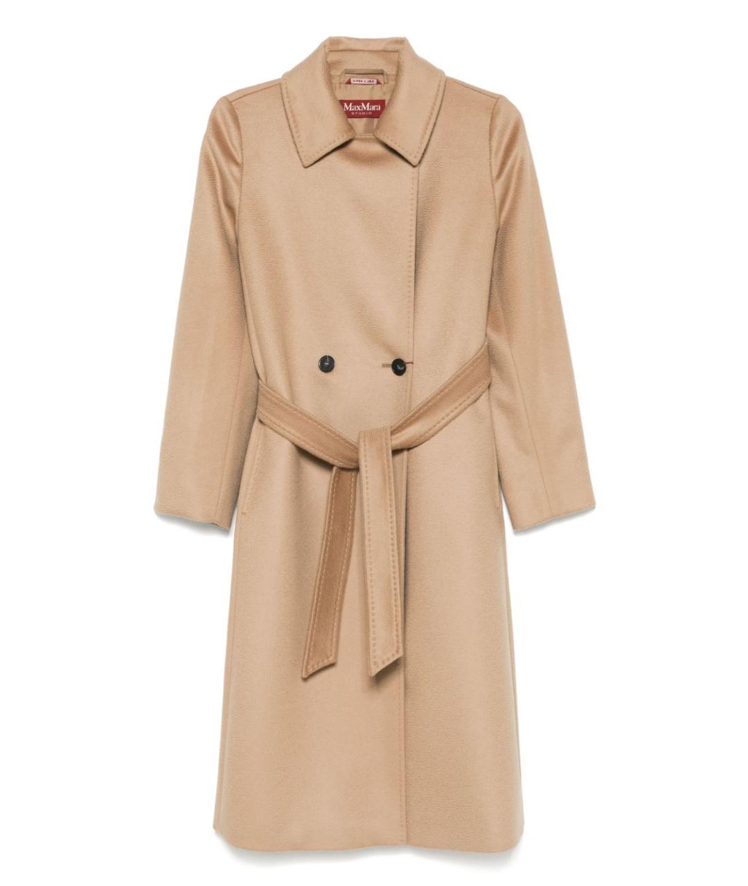 MAX MARA Бежевое пальто, фото 1