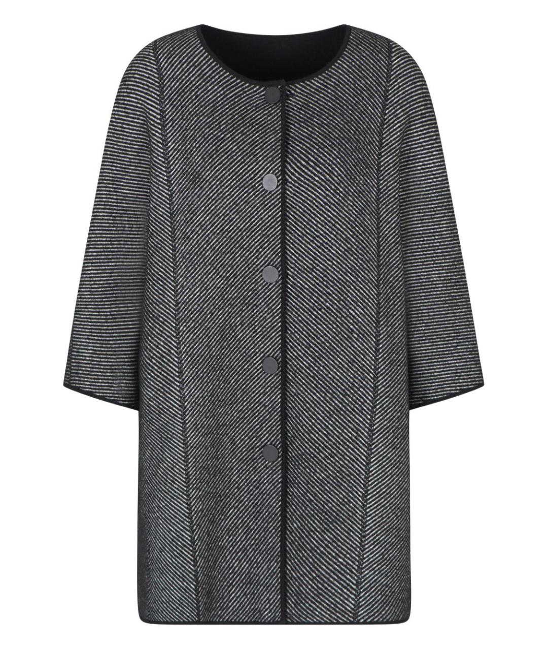 EMPORIO ARMANI Антрацитовое пальто, фото 1