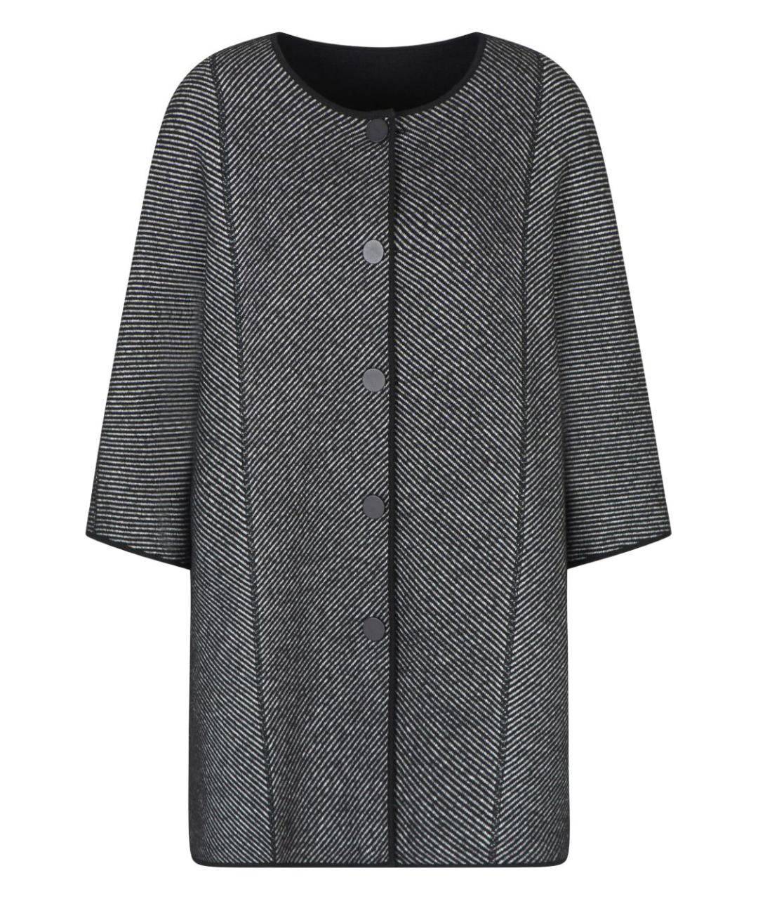 EMPORIO ARMANI Антрацитовое пальто, фото 2