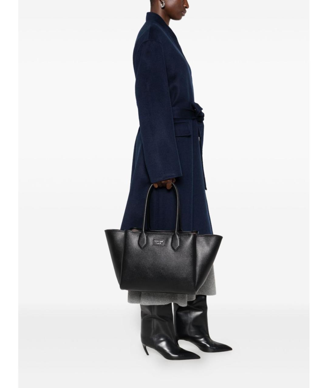 EMPORIO ARMANI Черная сумка тоут, фото 3