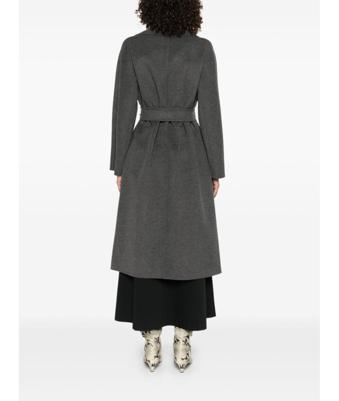 MAX MARA Серое шерстяное пальто, фото 5