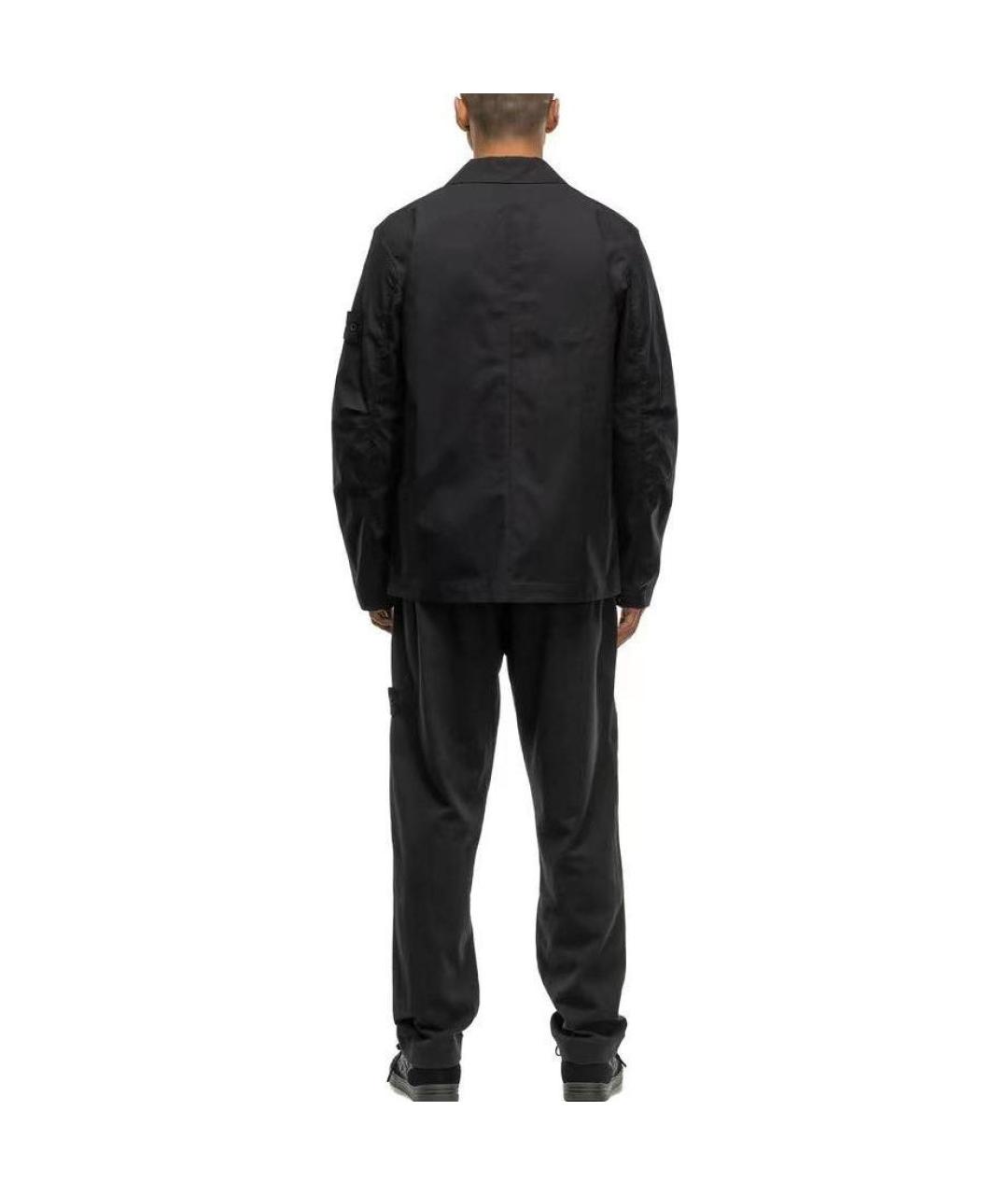 STONE ISLAND Черная куртка, фото 4