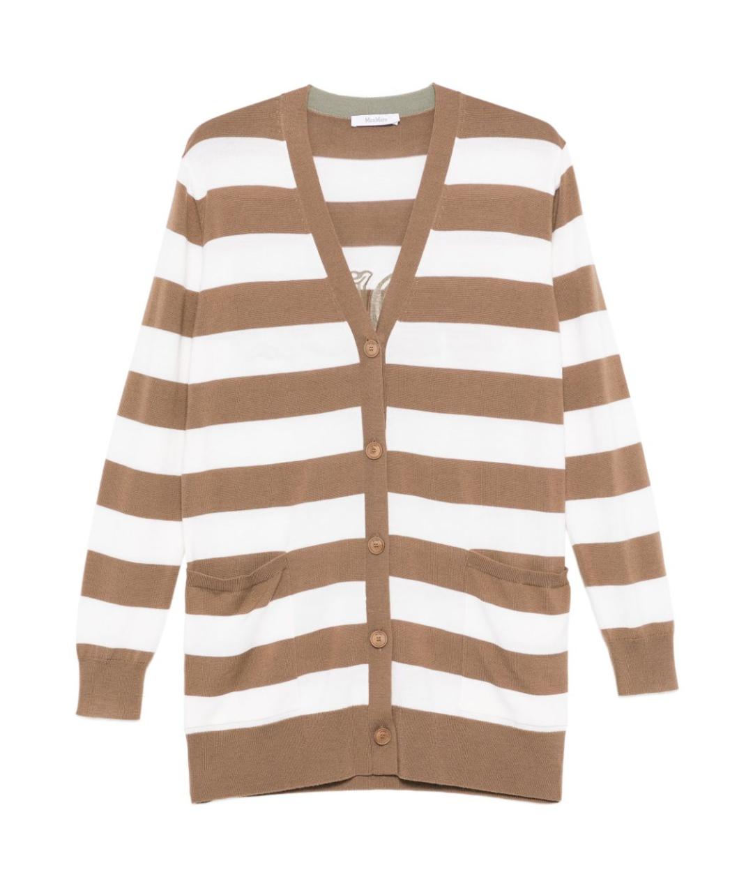 MAX MARA Коричневый кардиган, фото 1
