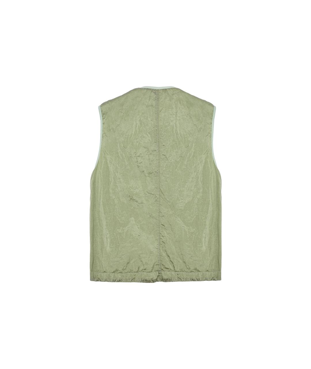 STONE ISLAND Зеленый жилет, фото 2