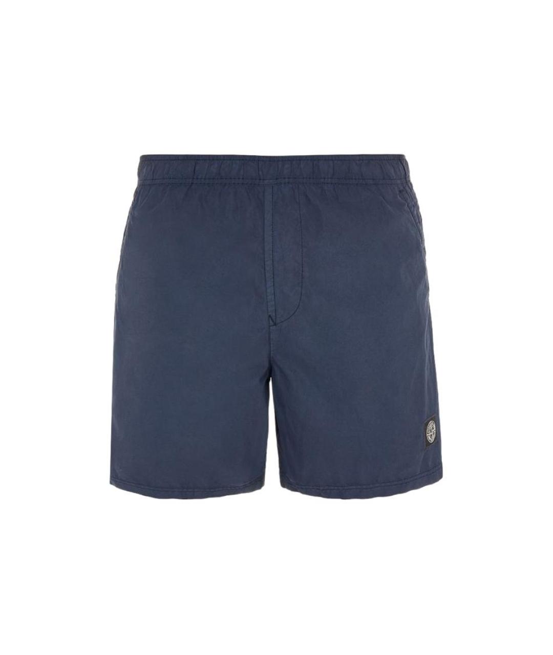 STONE ISLAND Темно-синие шорты, фото 1