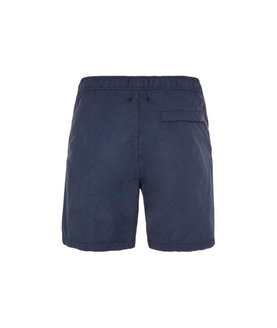 STONE ISLAND Темно-синие шорты, фото 2