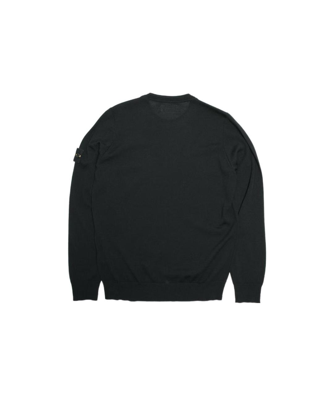 STONE ISLAND Черный джемпер / свитер, фото 2