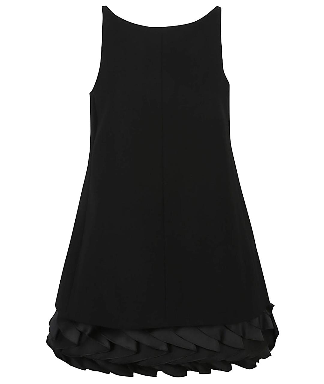 CELINE Черное шерстяное вечернее платье, фото 1