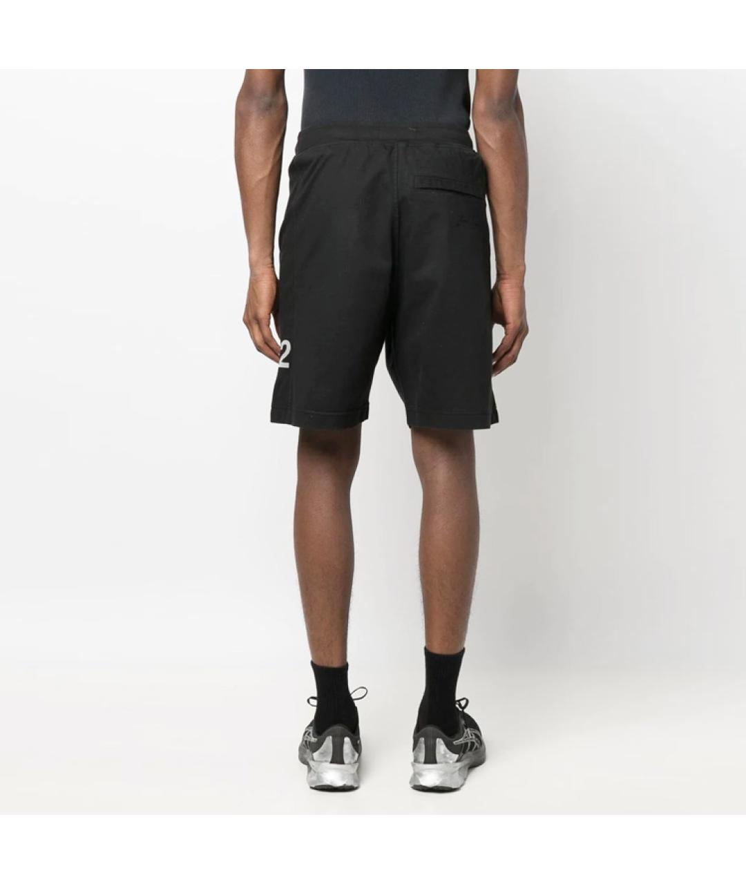 STONE ISLAND Черные шорты, фото 5