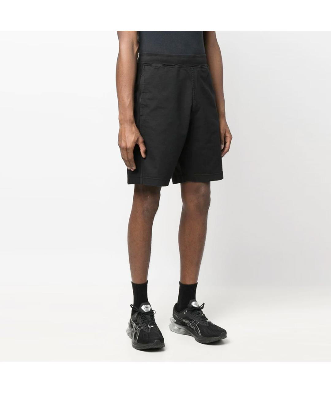 STONE ISLAND Черные шорты, фото 4