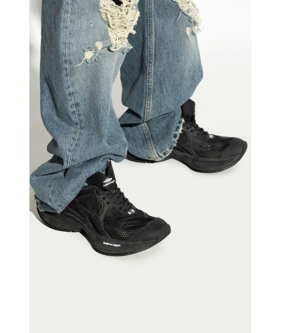 BALENCIAGA Черные синтетические кроссовки, фото 4