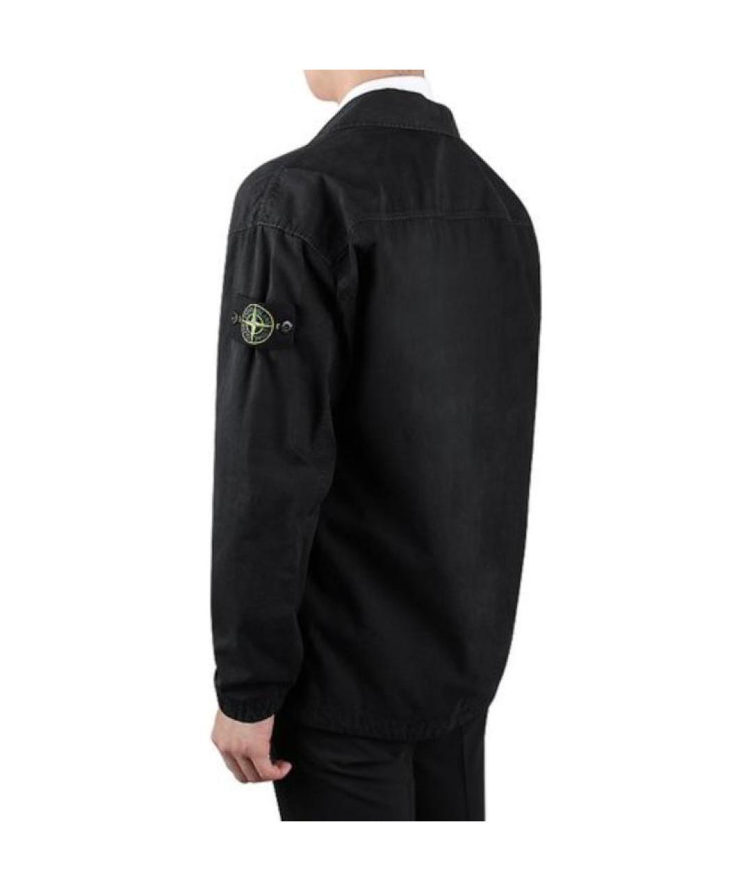 STONE ISLAND Черная куртка, фото 5