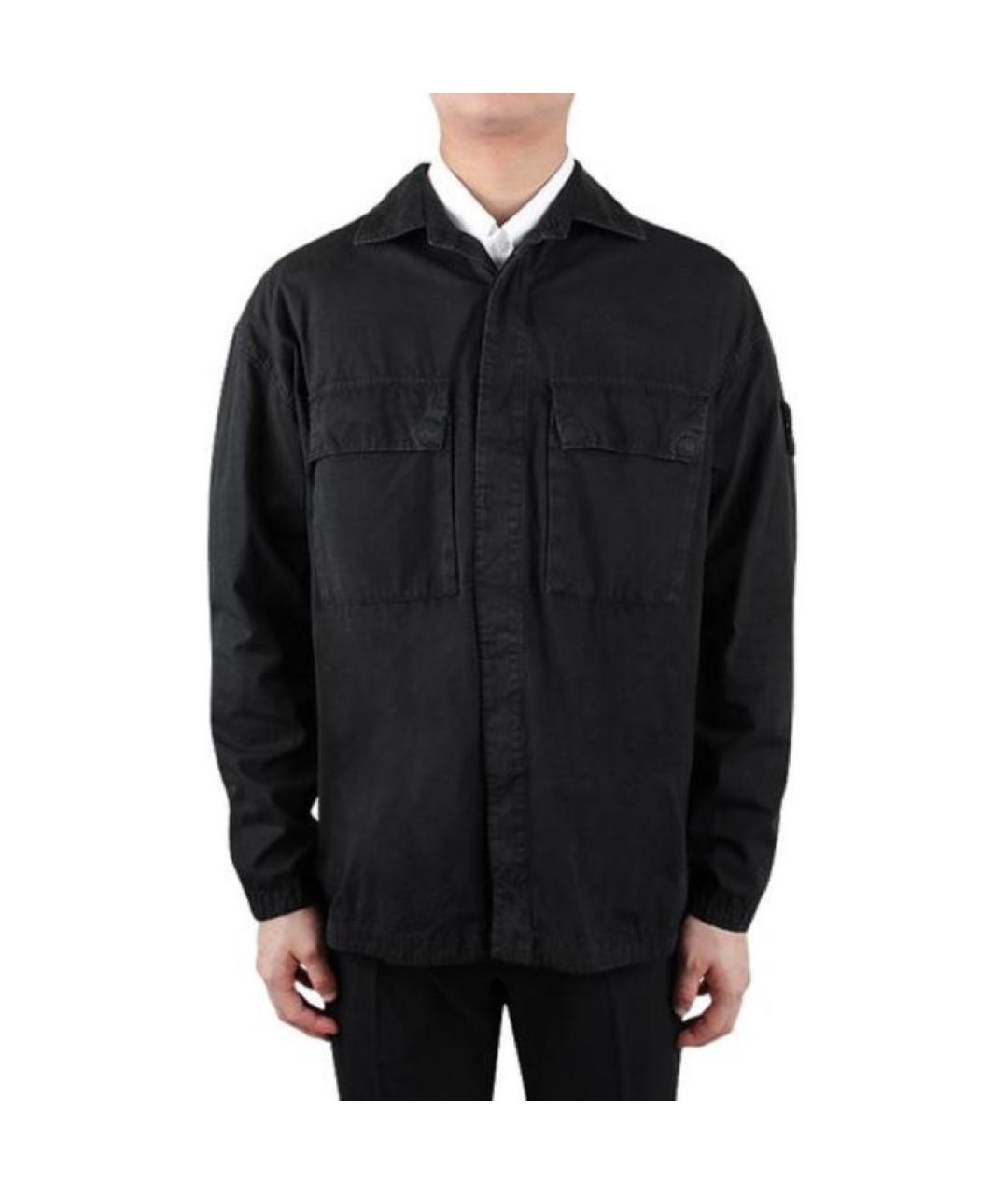 STONE ISLAND Черная куртка, фото 4