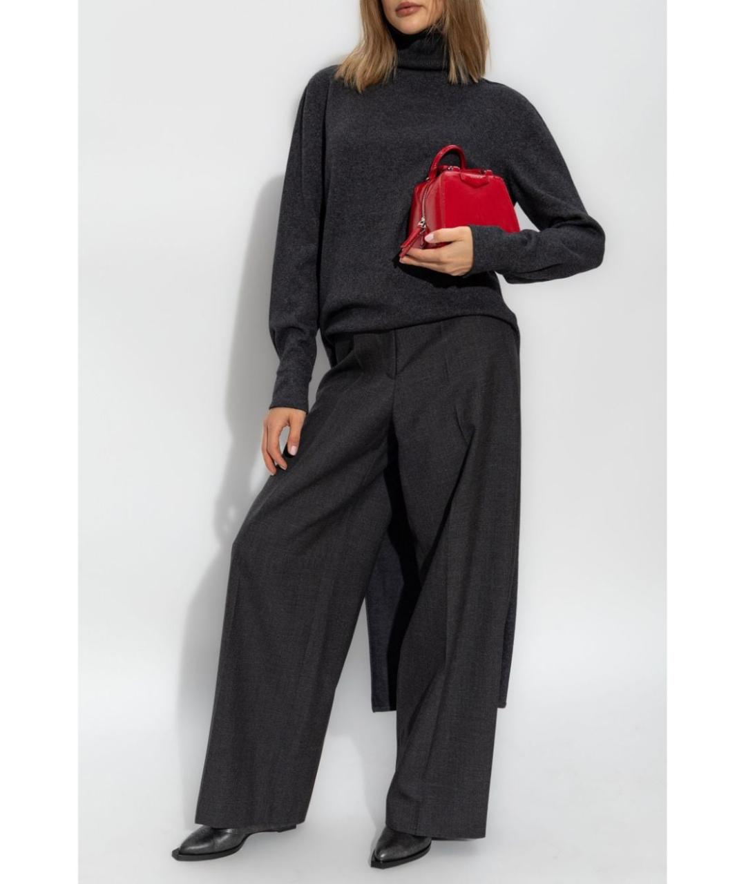 GIVENCHY Серые шерстяные брюки широкие, фото 4