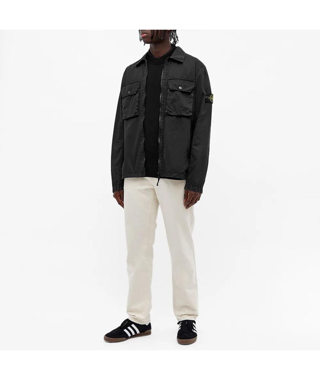 STONE ISLAND Черная куртка, фото 4