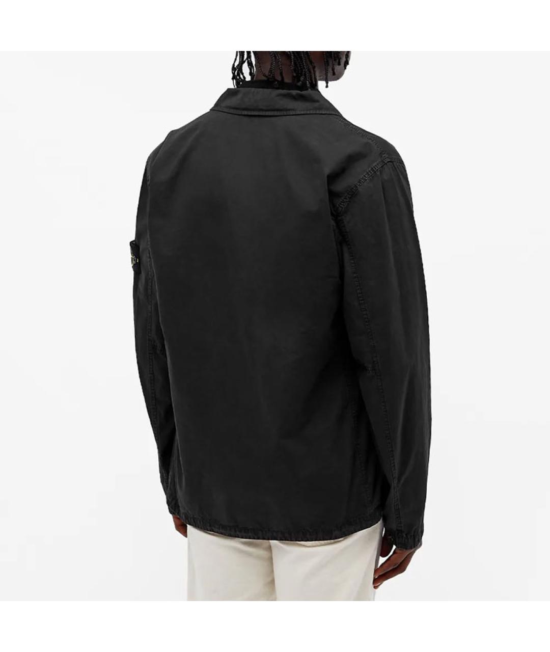 STONE ISLAND Черная куртка, фото 2