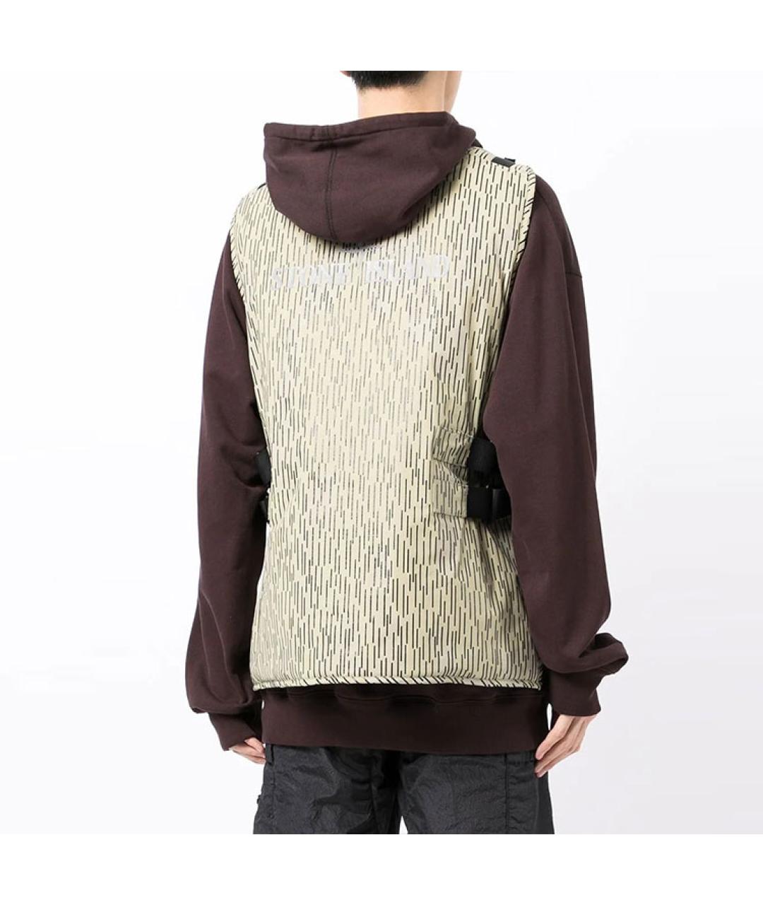 STONE ISLAND Бежевый жилет, фото 4