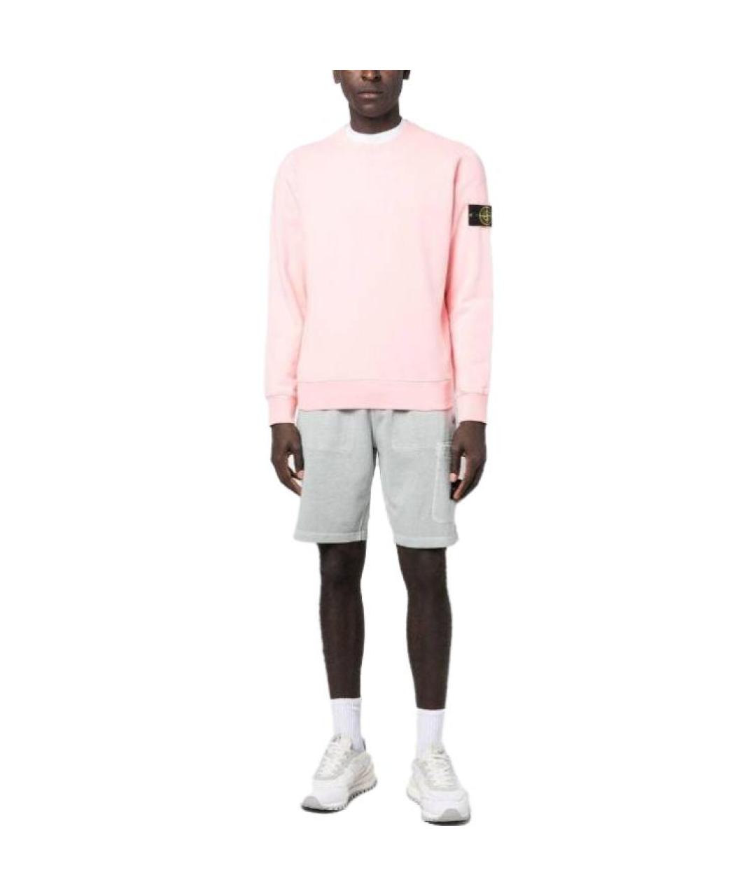 STONE ISLAND Серые шорты, фото 2
