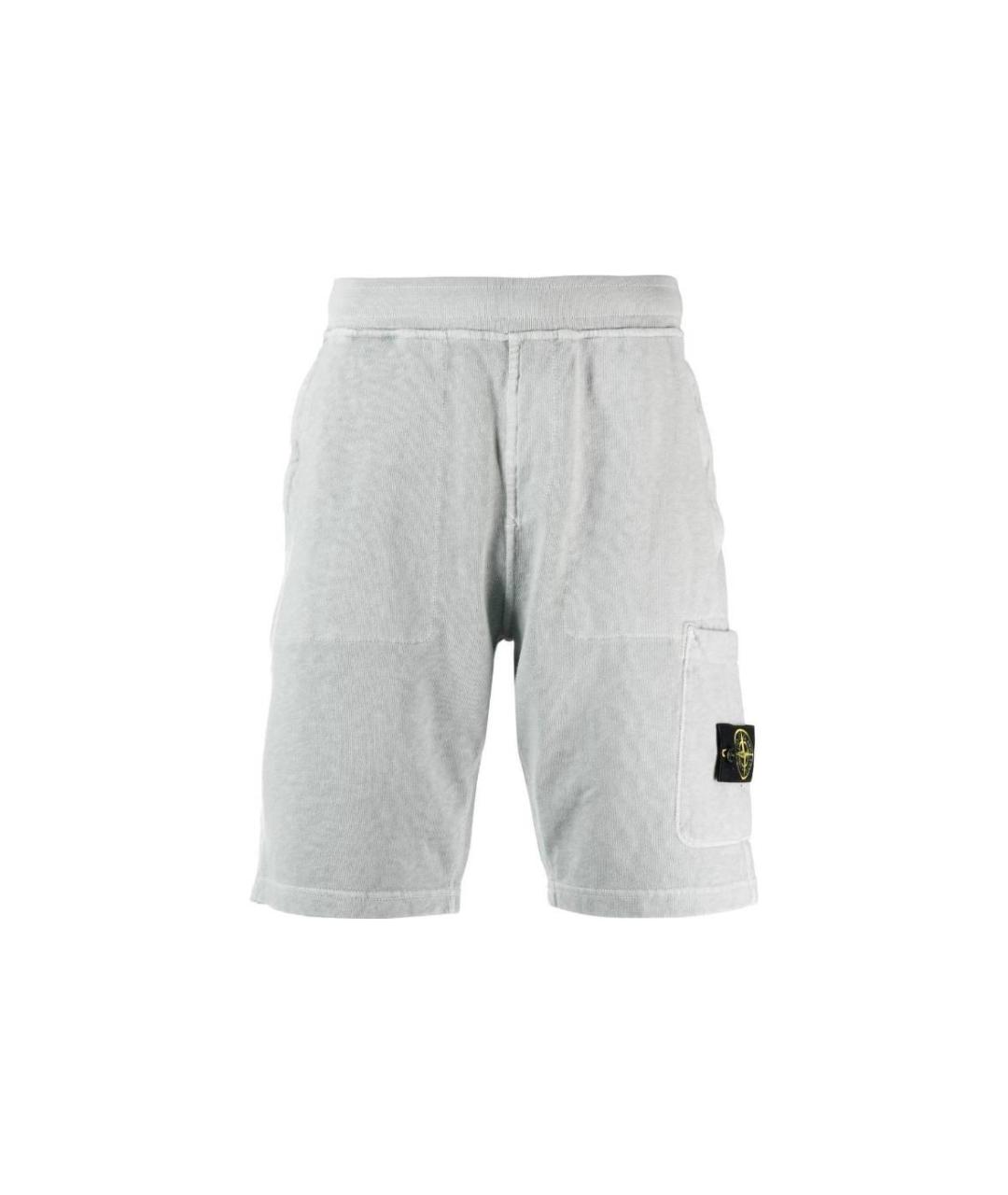 STONE ISLAND Серые шорты, фото 1