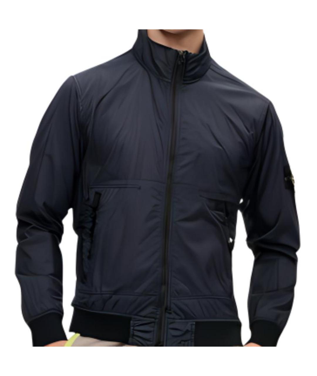 STONE ISLAND Темно-синяя куртка, фото 6