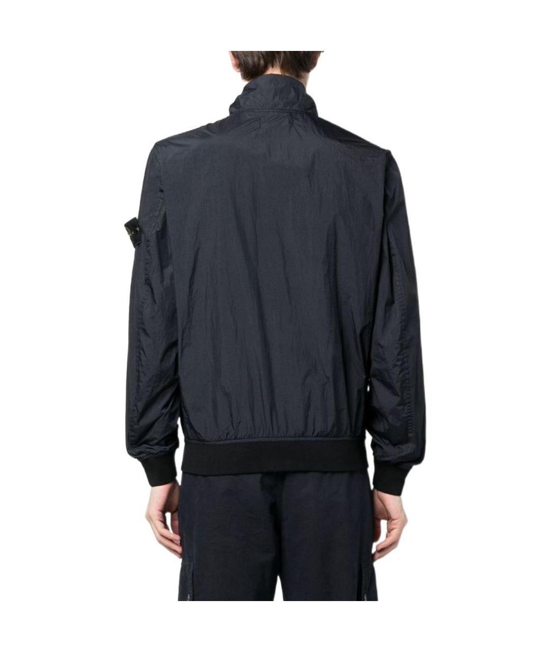 STONE ISLAND Темно-синяя куртка, фото 3