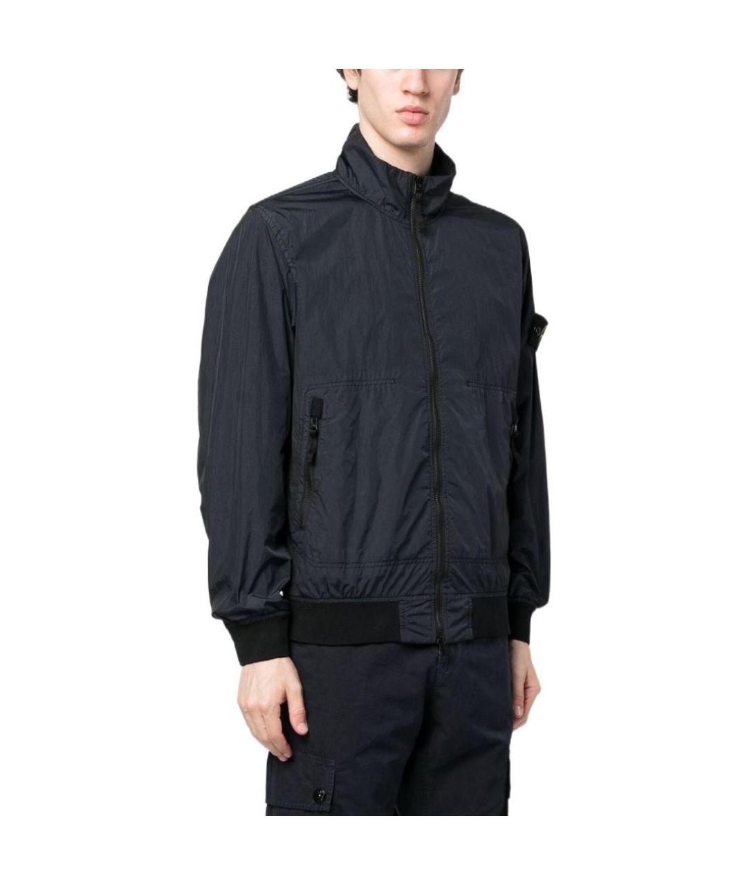 STONE ISLAND Темно-синяя куртка, фото 4