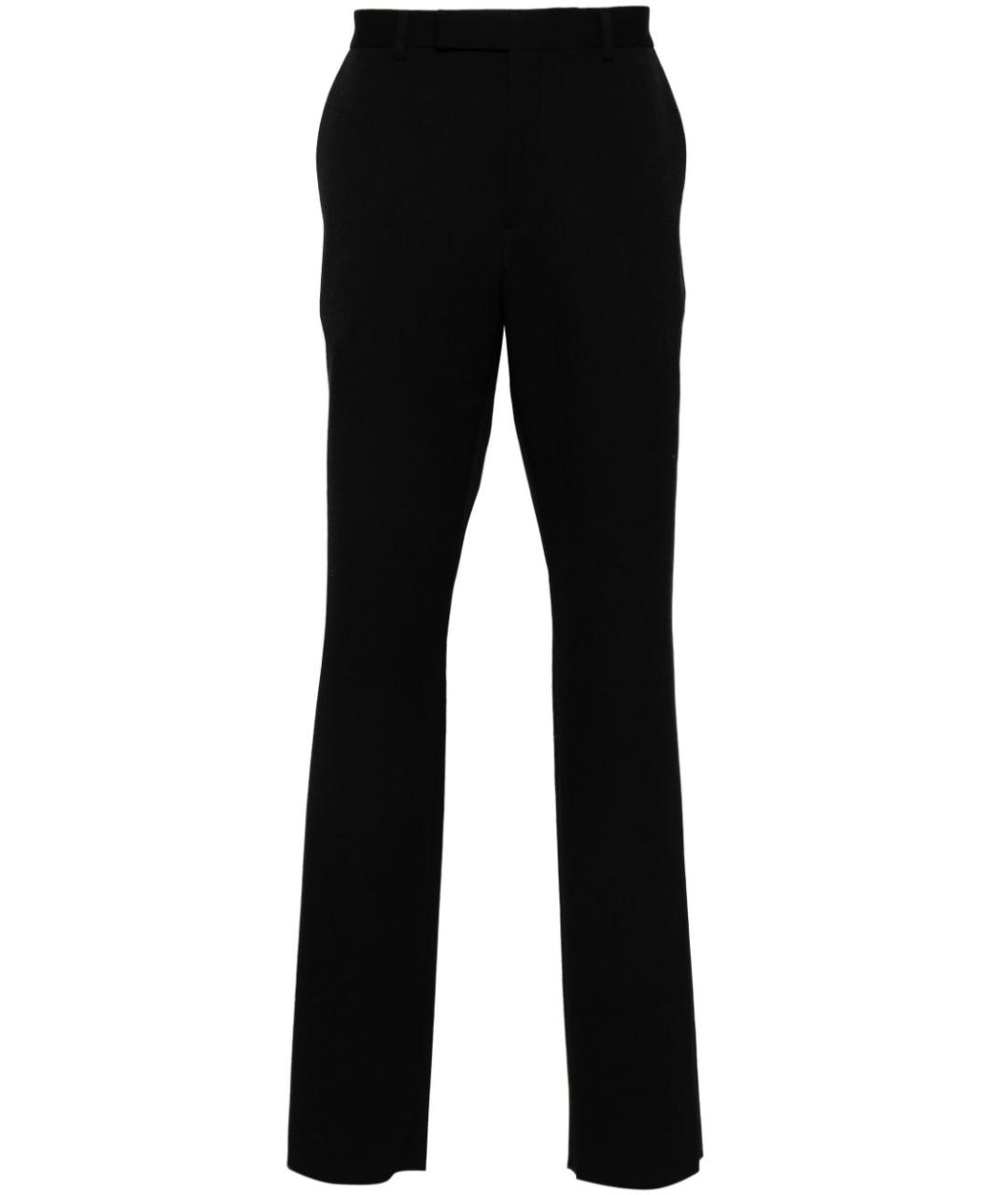CELINE Черные шерстяные классические брюки, фото 1