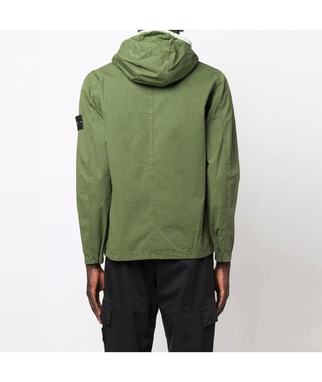 STONE ISLAND Зеленая куртка, фото 2