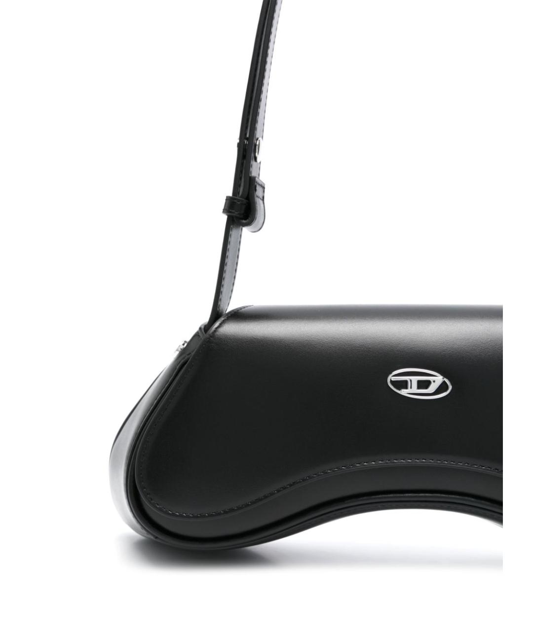 DIESEL Черная сумка через плечо, фото 3