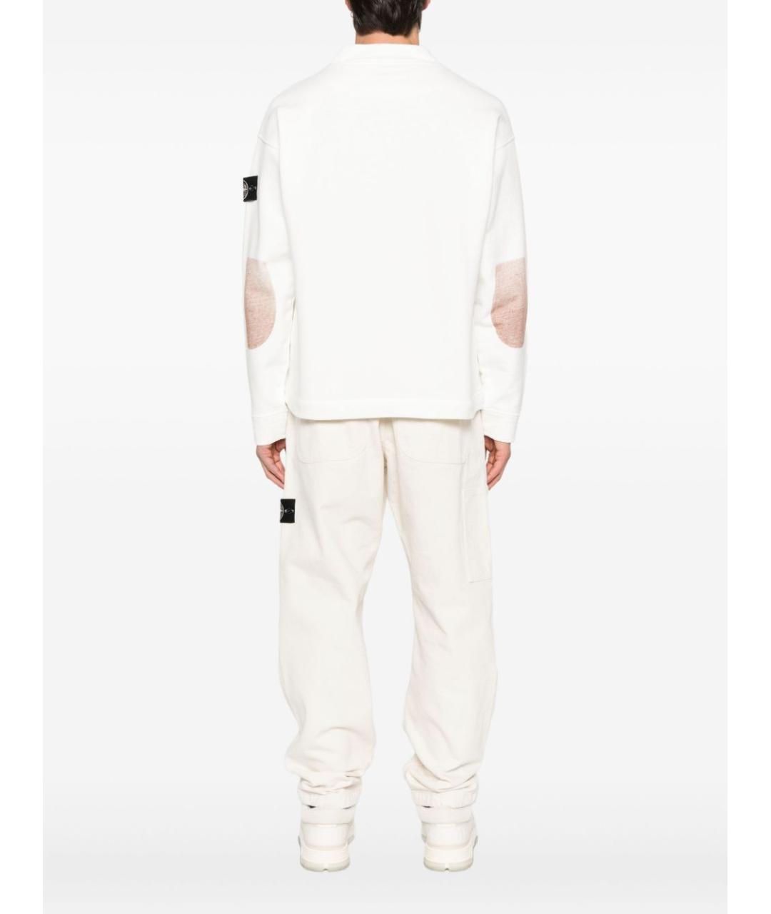 STONE ISLAND Белый джемпер / свитер, фото 4