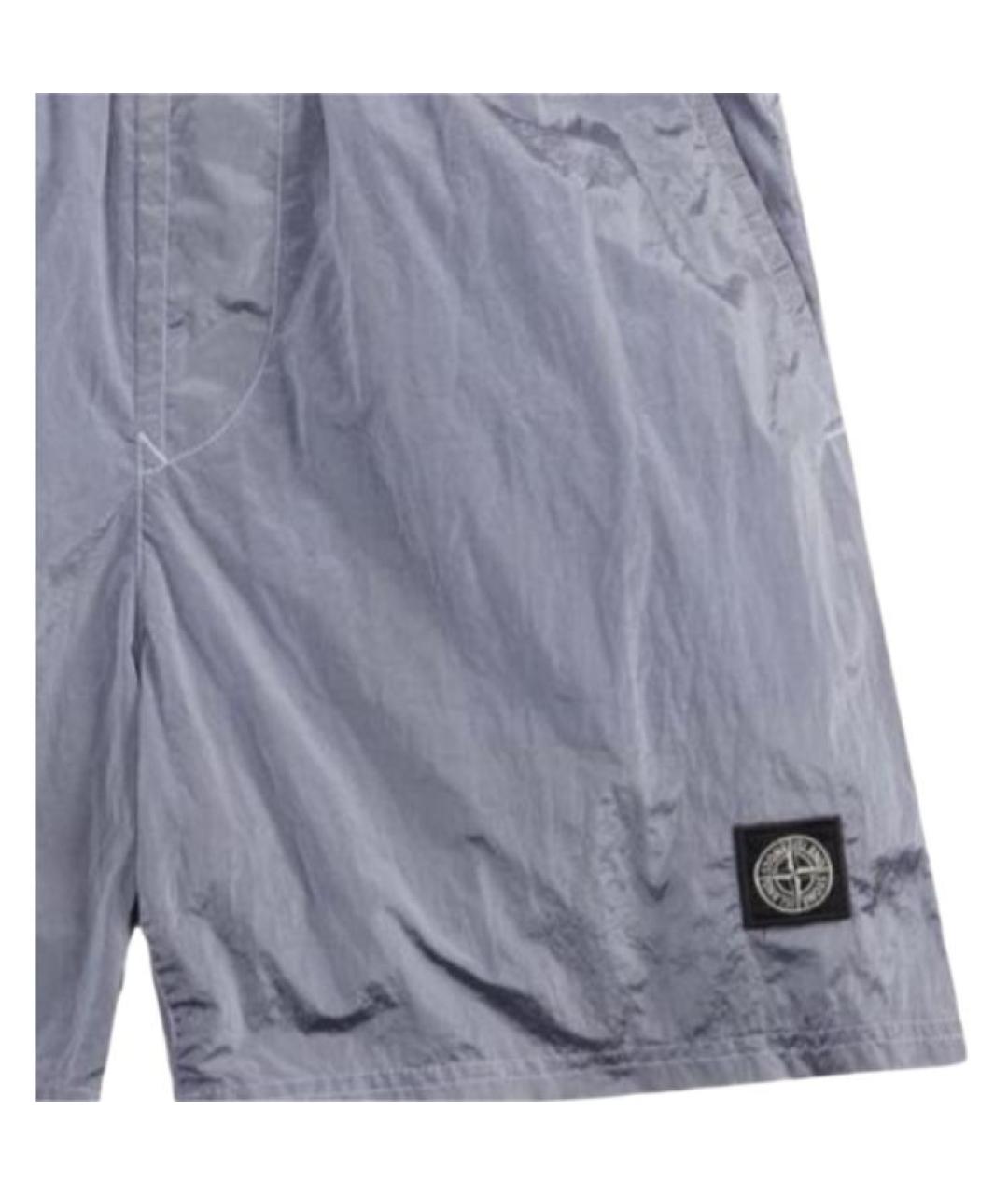 STONE ISLAND Фиолетовые шорты, фото 4