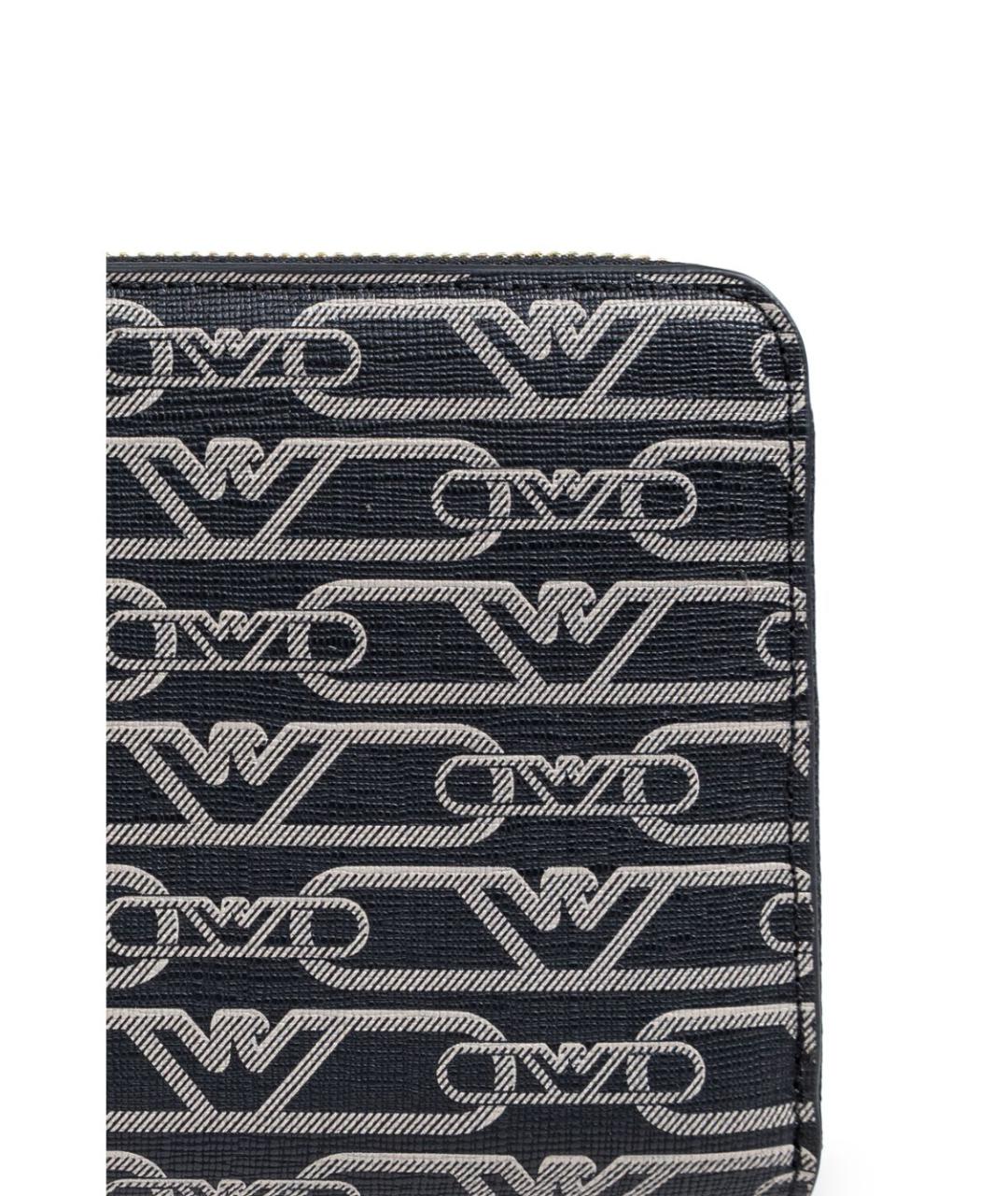 EMPORIO ARMANI Черный кошелек, фото 3