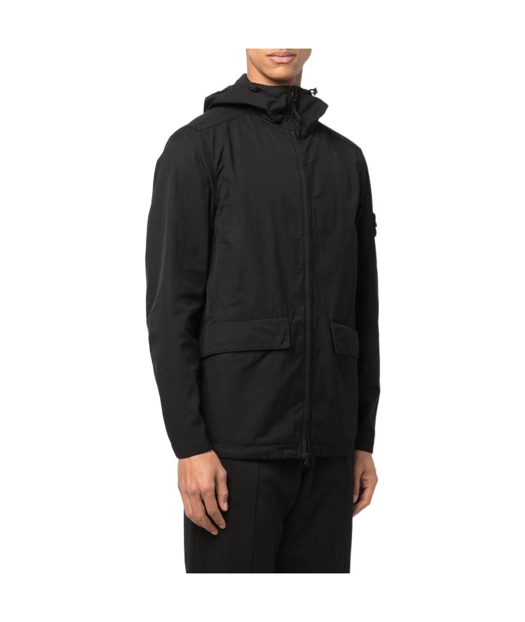 STONE ISLAND Черная куртка, фото 2