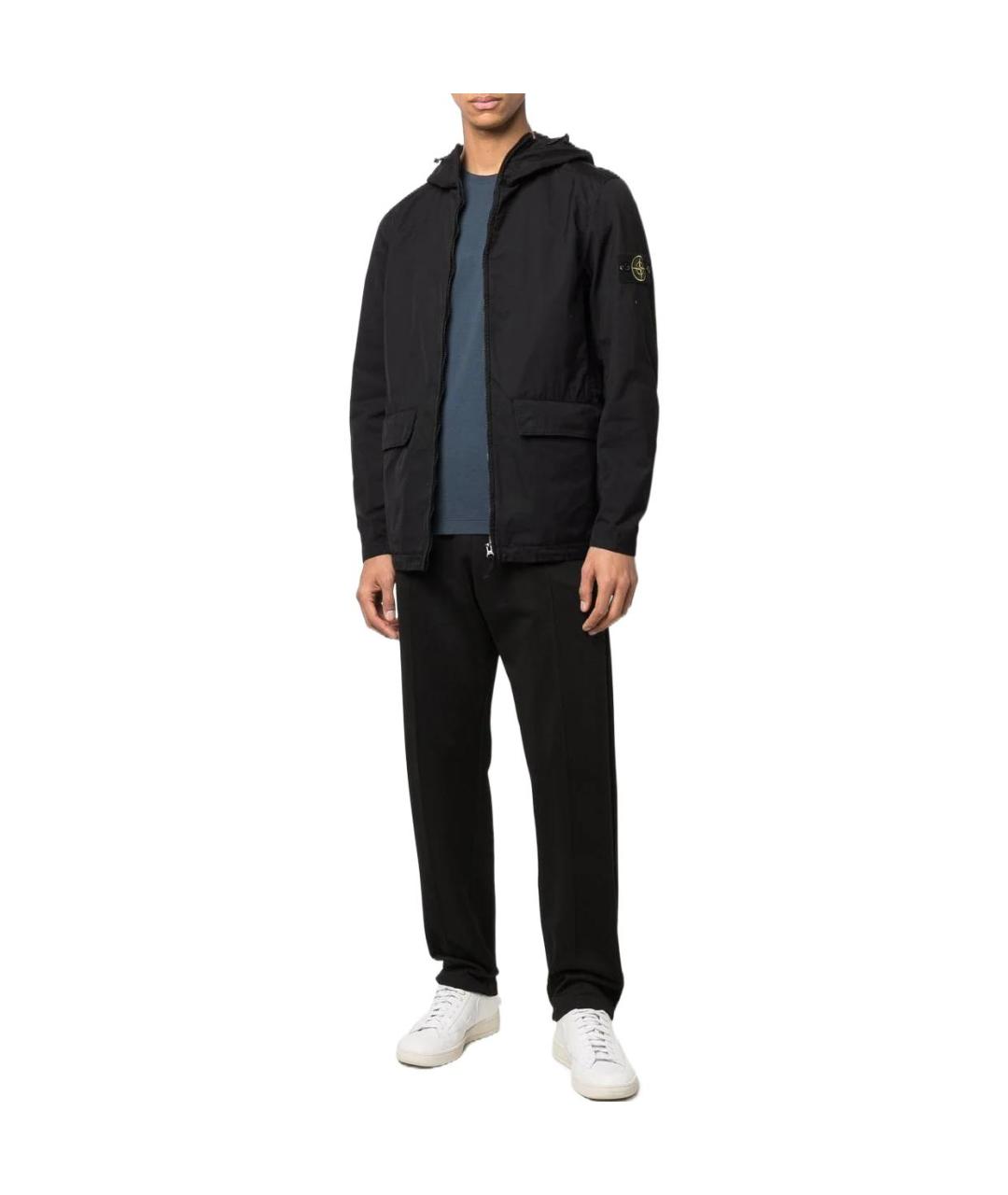 STONE ISLAND Черная куртка, фото 3